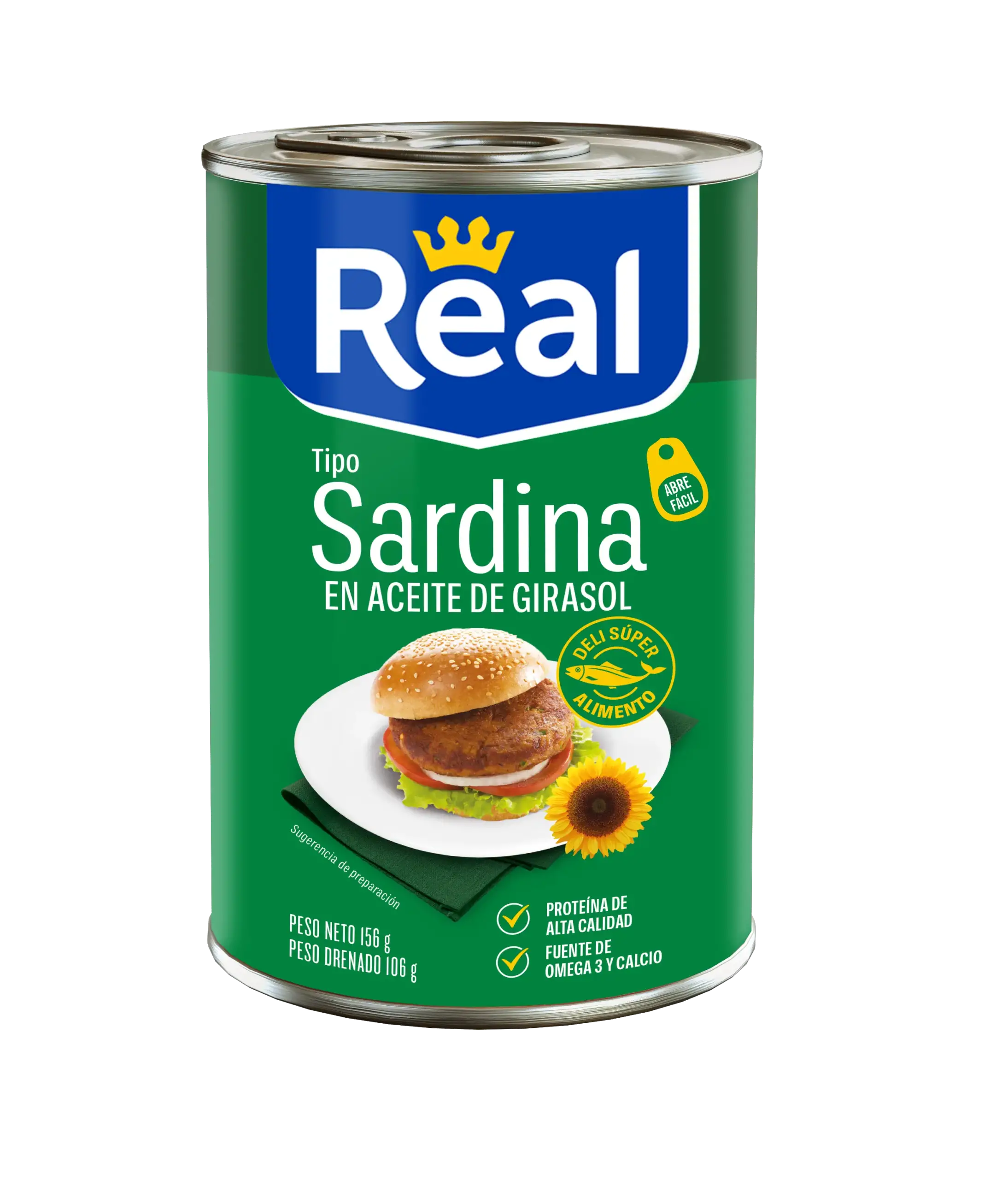 Producto Alimentos Real Sardinas 156g