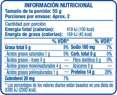Duopack Atún Claro en Aceite de Oliva 160g - información